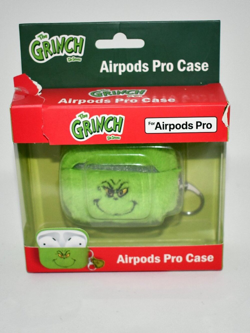 CultureFly Grinch AirPods Pro Case, Official Licensed, Multicolor, NWT
